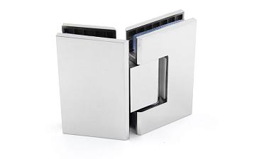 Петля для душевой кабины стекло-стекло 135° 90х55 мм AISI 304 полированная t302-2 PSS купить в Санкт-Петербурге