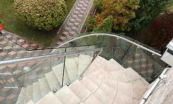 Стеклянные ограждения для улицы в Санкт-Петербурге. Готовые проекты ПерилаГлавСнаб