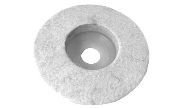 k427-4 войлок белый Ø85х8 мм очищенный, для тонкой полировки 11 000 rpm, Premium купить в Санкт-Петербурге
