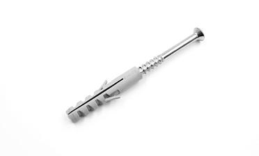 Потайной винт под шестигранник 10х120 мм в комплекте с дюбелем д.12 k601-19-120 купить в Санкт-Петербурге