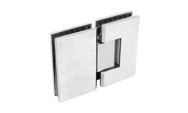 Петля для душевой кабины стекло-стекло 180° 90х55 мм AISI 304 шлифованная t303-2 SSS купить в Санкт-Петербурге