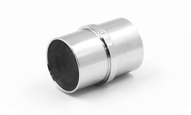 Соединитель трубы Ø38.1 с насечками, полированный, (AISI 316) k086-3 купить в Санкт-Петербурге
