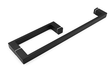 Ручка полотенцесушитель 25*10*200*450, черная t625 Bl купить в Санкт-Петербурге