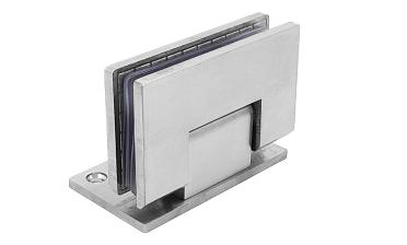 Петля для душевой кабины стена-стекло 90° 90х55 мм шлифованная t305-2 SSS купить в Санкт-Петербурге