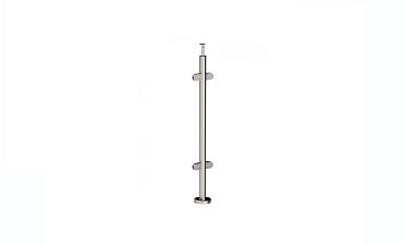 Стойка круглая Ø38.1: 4 штамп. стеклодержателя, полированная, высота 950 мм (AISI 201) k728 купить в Санкт-Петербурге Стойка круглая Ø38.1: 4 штамп. стеклодержателя, полированная, высота 950 мм (AISI 201) k728 купить в Санкт-Петербурге