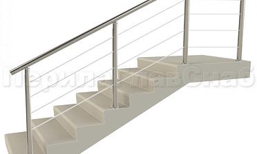 Заполнение из 4х тросиков (тросик в оболочке) для крыльца купить в Санкт-Петербурге