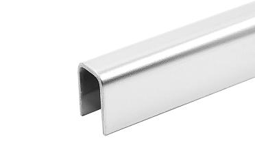 Профиль П-образный, L=2500 мм, t=1 мм, для стекла 8 мм, полир. (AISI 304) t115 PSS купить в Санкт-Петербурге