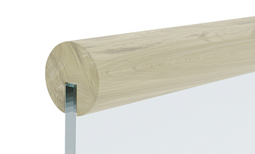 Поручень деревянный из Дуба Ø50мм С ПАЗОМ, премиум Ф-1163 купить в Санкт-Петербурге Поручень деревянный из Дуба Ø50мм С ПАЗОМ, премиум Ф-1163 купить в Санкт-Петербурге