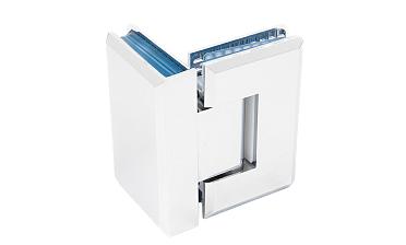 Петля для душевой кабины стекло-стекло 90° 90х55 мм полированный  t304 PSS купить в Санкт-Петербурге