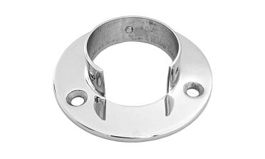 Фланец настенный, для Ø48.3мм, под 3 самореза 4.8мм, литой, полированный, AISI 304, k238 купить в Санкт-Петербурге