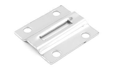 Боковой крепеж стойки под Ø38.1 мм, полированный (AISI 316) k056-2 купить в Санкт-Петербурге