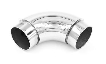 Отвод поручня под Ø42.4х1.5 мм, 90°, литой, полированный, с вставками (AISI 201) k383-3 купить в Санкт-Петербурге