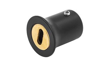  Соединитель стена-труба 19 мм, цинк, черный t907 BZn  купить в Санкт-Петербурге