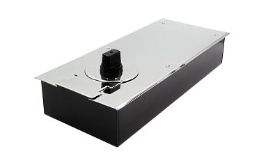 Доводчик для стеклянной двери до 80 кг EN2, напольный, 500 тыс. циклов, нержавеющая сталь AISI 304, полированная t182 PSS купить в Санкт-Петербурге