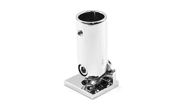 Соединитель труба-стена 19 мм, шарнирный, латунь, полированная t916 PС купить в Санкт-Петербурге