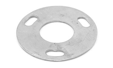 Фланец стойки 38/80 х 5 (4,3) х AISI 304 #200 3 отв х М10 х 20 k116-38-4 купить в Санкт-Петербурге