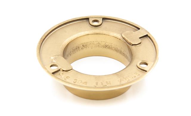 Фланец для трубы Ø50.8 мм, Ø90х3 мм, полированный, литой, золото k022-88 2 Фланец для трубы Ø50.8 мм, Ø90х3 мм, полированный, литой, золото k022-88 2