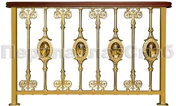 Латунные лестничные перила серии – Нимфалида XL05 в Санкт-Петербурге. Готовые проекты ПерилаГлавСнаб