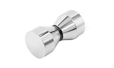 Дверная ручка «кноб» для душа, алюминий-хром, полированная t693 ALPC купить в Санкт-Петербурге