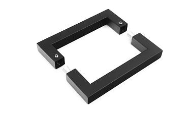 Ручка-скоба 171х20х20 мм, нержавеющая сталь AISI 304, черная t667 Bl купить в Санкт-Петербурге