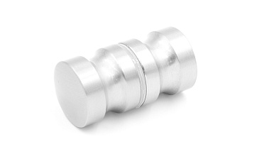 Дверная ручка "кноб", алюминий-хром, шлифованный t692 AL SSS купить в Санкт-Петербурге