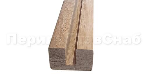 Поручень Дуб профильный  в Санкт-Петербурге. Комплектующие для лестничных ограждений и перил ПерилаГлавСнаб