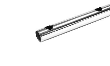 Труба AISI 304 25х1х6000, с перфорацией под  Ø16, 90°, GRIT 600 837-4 купить в Санкт-Петербурге