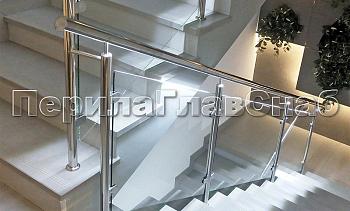Перила с LED-подсветкой в Санкт-Петербурге. Готовые проекты ПерилаГлавСнаб