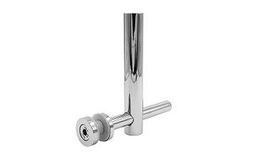 Спайдерный стеклодержатель для стекла 10 мм (5+5 мм), регулируемый, полированный (AISI 304) k213 купить в Санкт-Петербурге