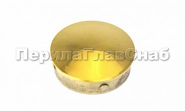 Заглушка штампованная Ø38х1.5 мм, (AISI 304), под золото Фk036-88 купить в Санкт-Петербурге