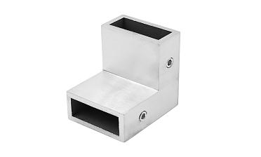 Соединитель труба-труба 90°, для трека 30х10 мм, 90°, AISI 304, шлифованный t460 SSS купить в Санкт-Петербурге