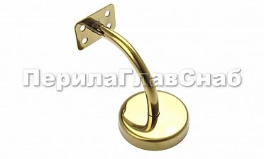 Пристенок с ложементом под плоскость,  сварной с крышкой, полированный, под золото (AISI 201) Фk386-88 купить в Санкт-Петербурге