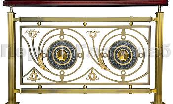 Латунные ограждения лестниц серия – Валгалла XL04 в Санкт-Петербурге. Готовые проекты ПерилаГлавСнаб