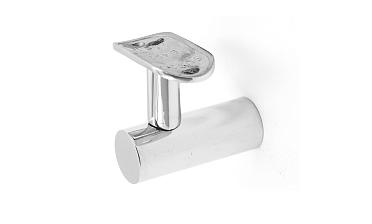 Держатель поручня к стойке Ø38.1 мм, с ложементом для трубы Ø50.8 мм полированный, литой (AISI 304) k243 купить в Санкт-Петербурге