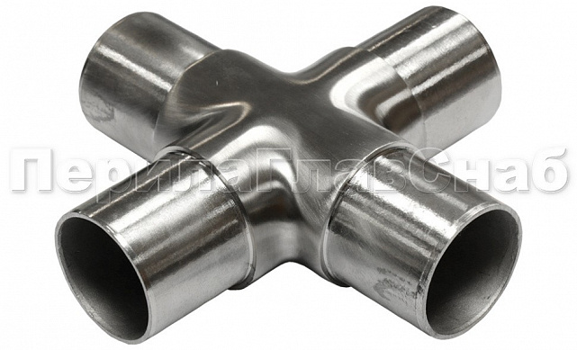 Соединение поручня Ø38.1 мм, крестовина (AISI 304) k360