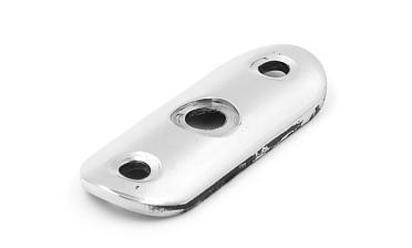 Лодочка (ложемент) под поручень Ø38,1 мм, литой, полированный, нержавеющая AISI 304 k046-38 купить в Санкт-Петербурге