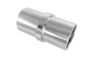 Соединитель трубы Ø25.1х1.45мм, полированный, AISI 304, с насечками k086-25 купить в Санкт-Петербурге