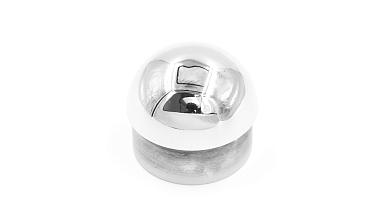 Заглушка литая сферическая на трубу Ø42.4х1.5 мм (AISI 304) полированная k272  купить в Санкт-Петербурге