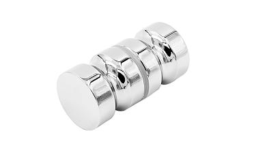 Дверная ручка «кноб», алюминий-хром, полированная t692 ALPC купить в Санкт-Петербурге
