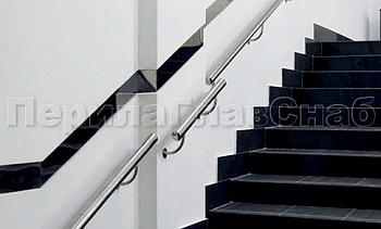 Пристенный поручень из нержавеющей стали 50 мм в Санкт-Петербурге. Готовые проекты ПерилаГлавСнаб