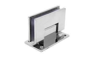 Петля для душевой кабины стена-стекло 90° 90х55 мм AISI 304 полированная t301-2 PSS купить в Санкт-Петербурге