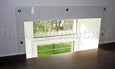 Ограждение со стеклом для окон купить в Санкт-Петербурге