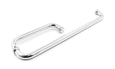 Дверная ручка-скоба 19х450х200 мм, полированная, AISI 304 t626-19 PSS купить в Санкт-Петербурге