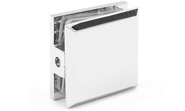 Коннектор для душевой стена-стекло 45х45, латунь-хром t730-2 PC купить в Санкт-Петербурге