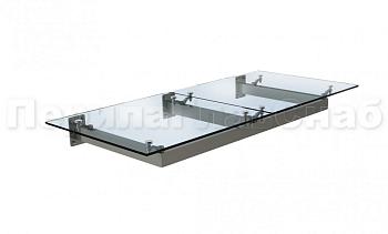 Стеклянный козырек на прямом каркасе в Санкт-Петербурге. Готовые проекты ПерилаГлавСнаб