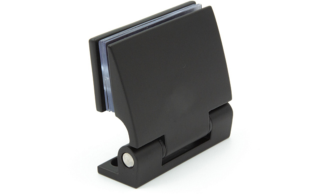 Петля для душевой стена-стекло 90°, односторонняя, без реза, нержавеющая сталь AISI 304, черная t315 BL  Петля для душевой стена-стекло 90°, односторонняя, без реза, нержавеющая сталь AISI 304, черная t315 BL