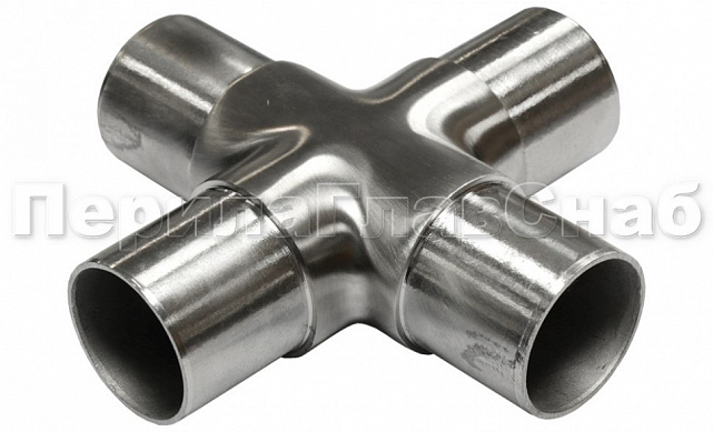 Соединение поручня Ø50.8 мм, крестовина (AISI 304) k361