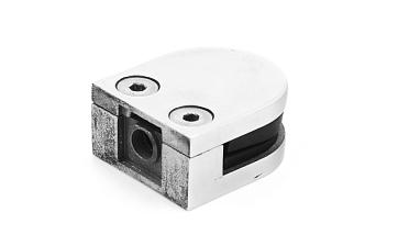 Стеклодержатель литой, под стекло 8 мм. 4+4 мм. на плоскость 40х22х48 полированный (AISI 304) k002-2 купить в Санкт-Петербурге Стеклодержатель литой, под стекло 8 мм. 4+4 мм. на плоскость 40х22х48 полированный (AISI 304) k002-2 купить в Санкт-Петербурге