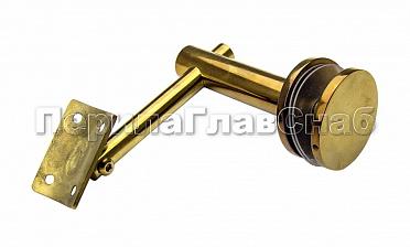 Выносной держатель поручня на стекло 8-16 мм, под золото (AISI 304) Фk241-88 купить в Санкт-Петербурге