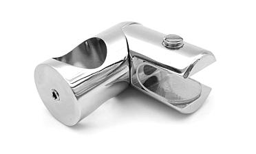 Держатель стекла сквозной боковой, для трубы 19 мм, полированный, t912 PSS купить в Санкт-Петербурге